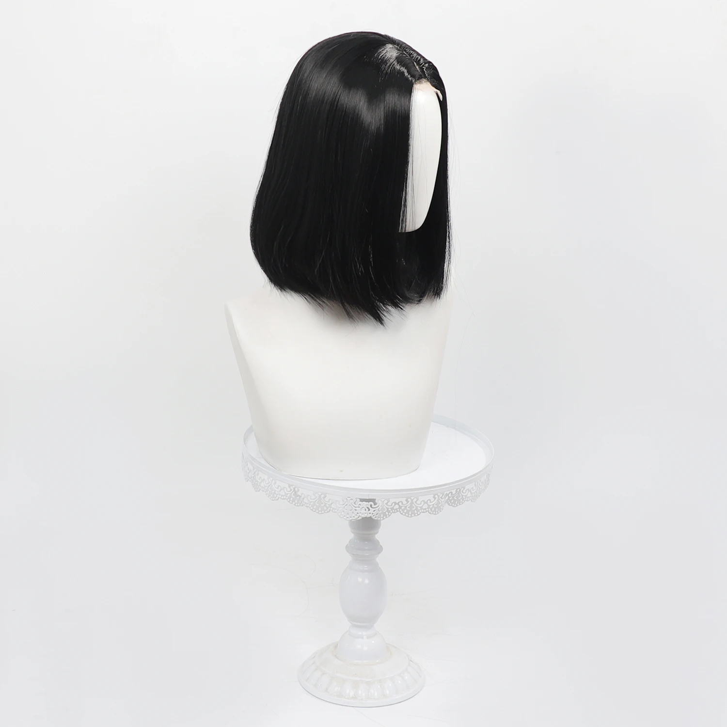 アニメリムバスカンパニーリョウシュウコスプレウィッグ黒鎖骨長 - Anime Cosplay Real のレビューと価格
