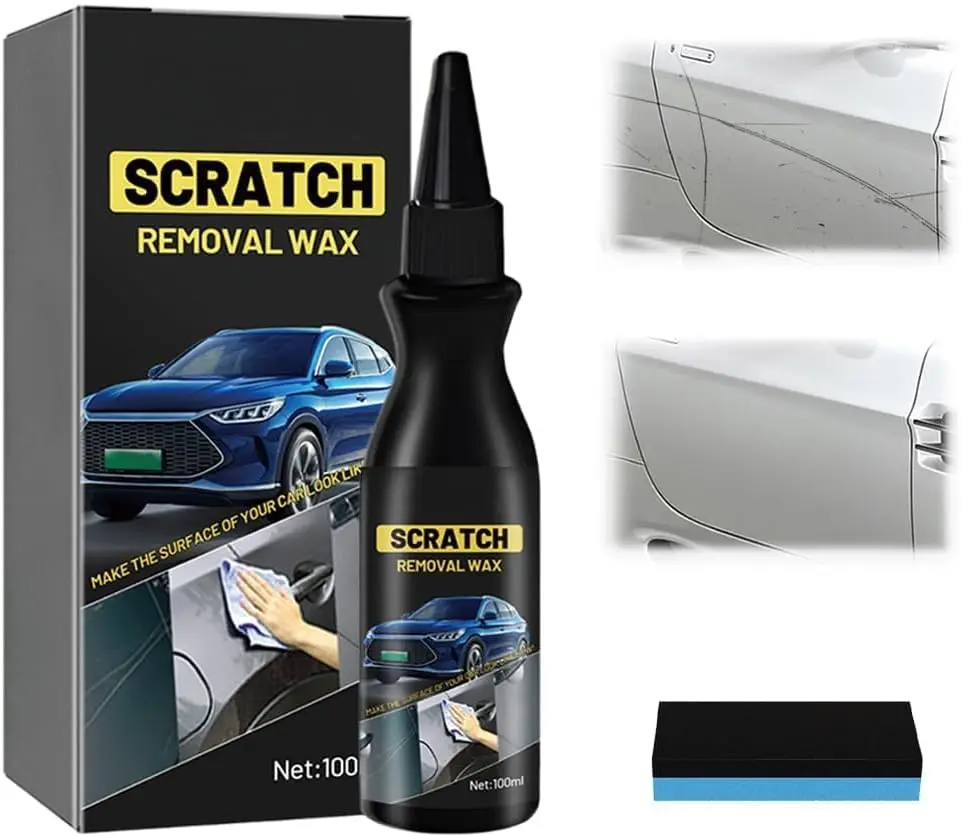 Car Scratch Polishing Repair Agents Compound Scratch Remover Lasting Brightening Paint Repair Buffer Car Maintenance Care Kit