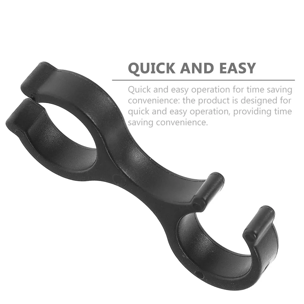 

20pcs Hiking Carabiner Trekking Pole Clip Lightweight Portable Durable Plastic Storage Buckle Walking Stick Accessories Camping