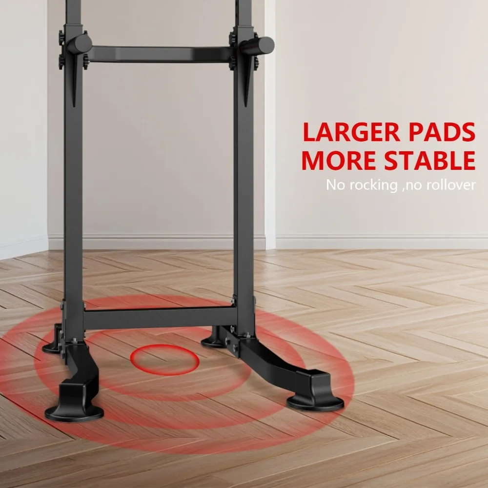 ارتفاع قابل للتعديل سحب ما يصل بار محطة تراجع القرفصاء رف معدات الصالة الرياضية المنزلية لجميع مستويات اللياقة البدنية #3