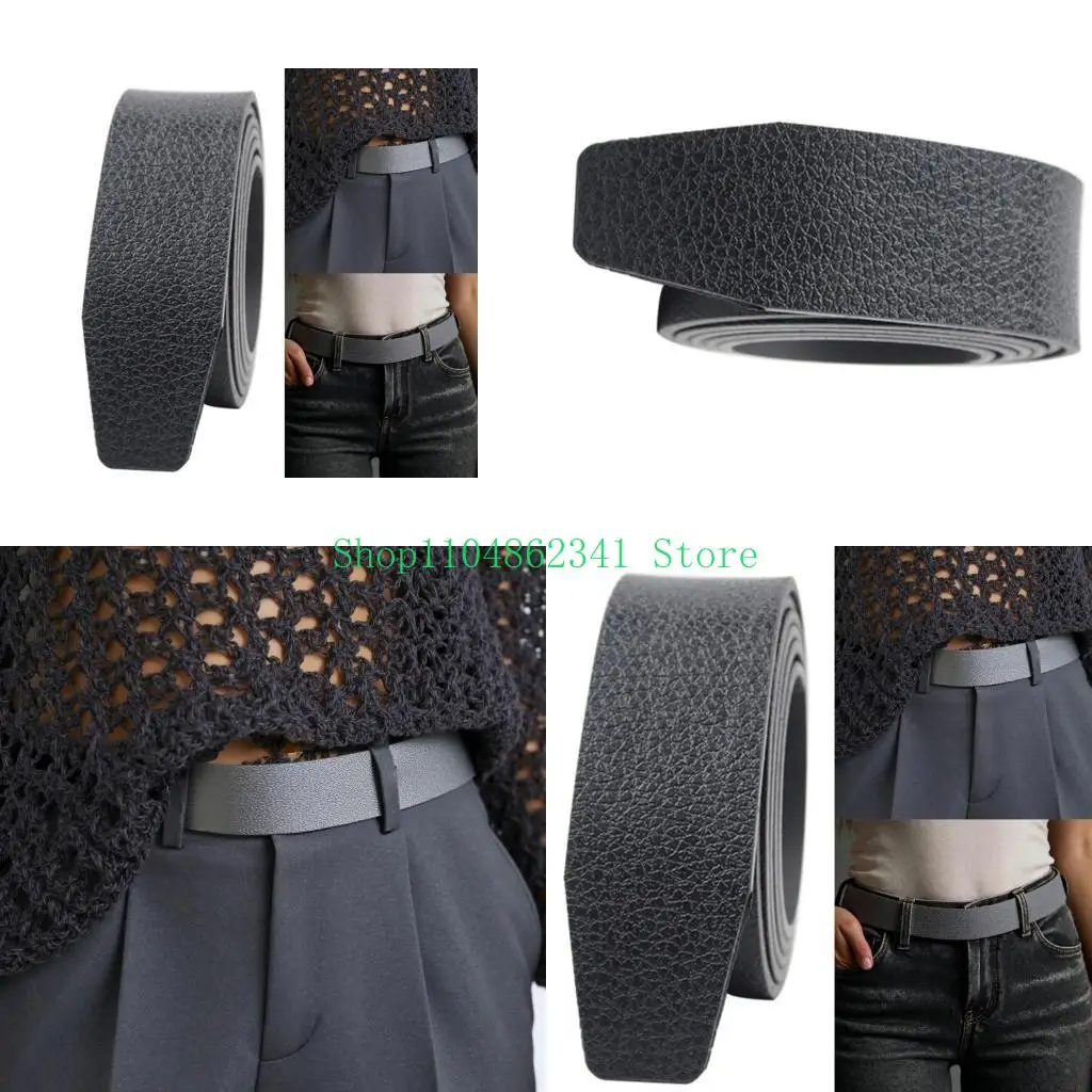 5ASD UNISEX Cintura cinghia senza incapuli con lunghezza regolabile Accessorio cinghia cinghia automatico/rachet per uso