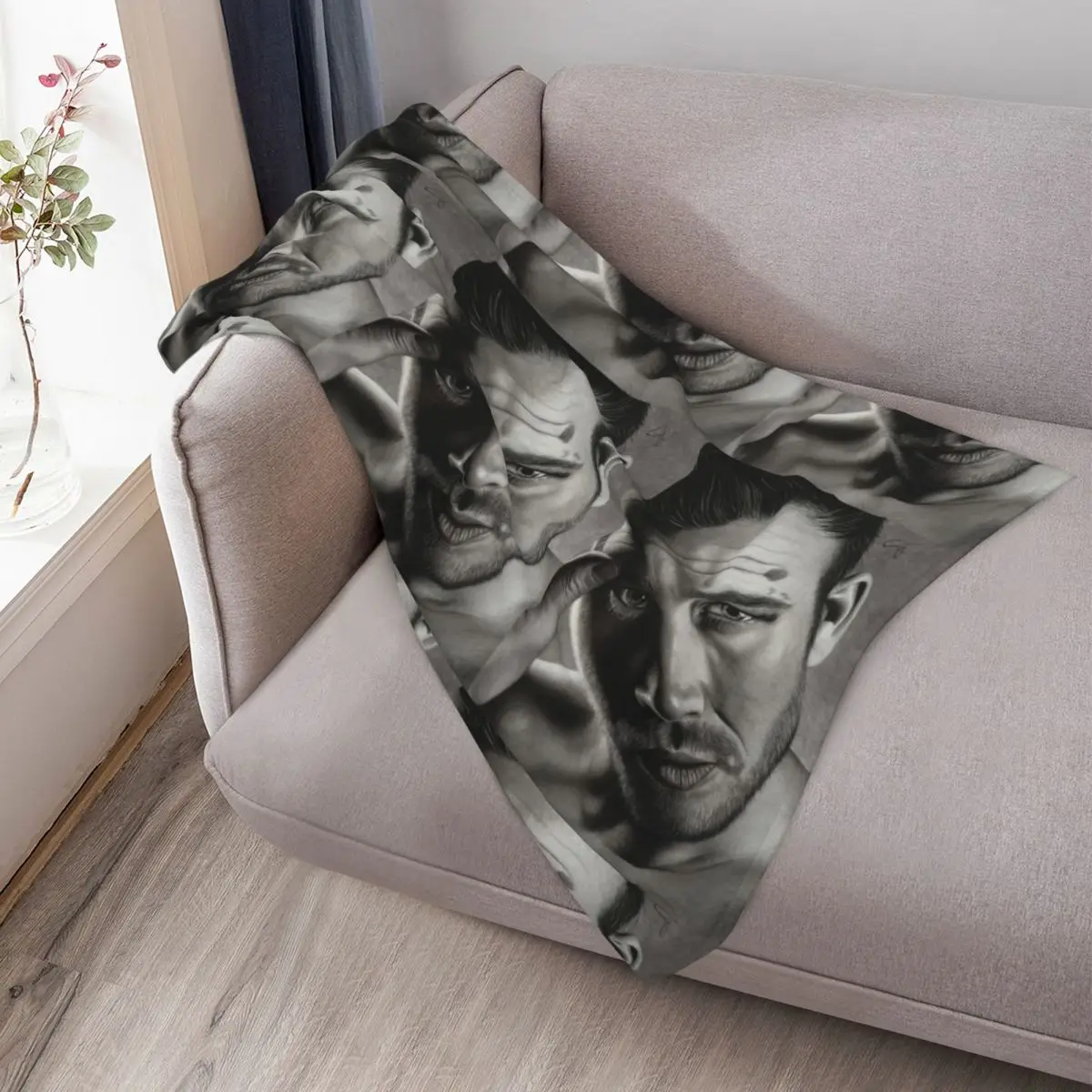 Oliver Stark Throw Blanket For Decorative Sofa Plaid decorative christmas decoration Blankets