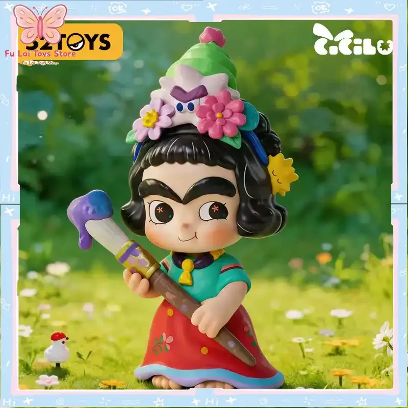 Original 52TOYS CiCiLu x Frida Kahlo Painting Is Power Limited Large Collectible Figure Desktop Art Ornament Hobby Gift In Stock