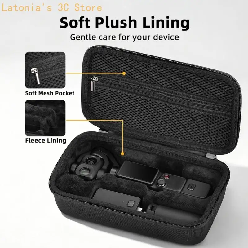 Kleine Kamera-Tragetasche mit Deckeltasche für Pocket 4P Trip Day Storage X3UB – Detail 4