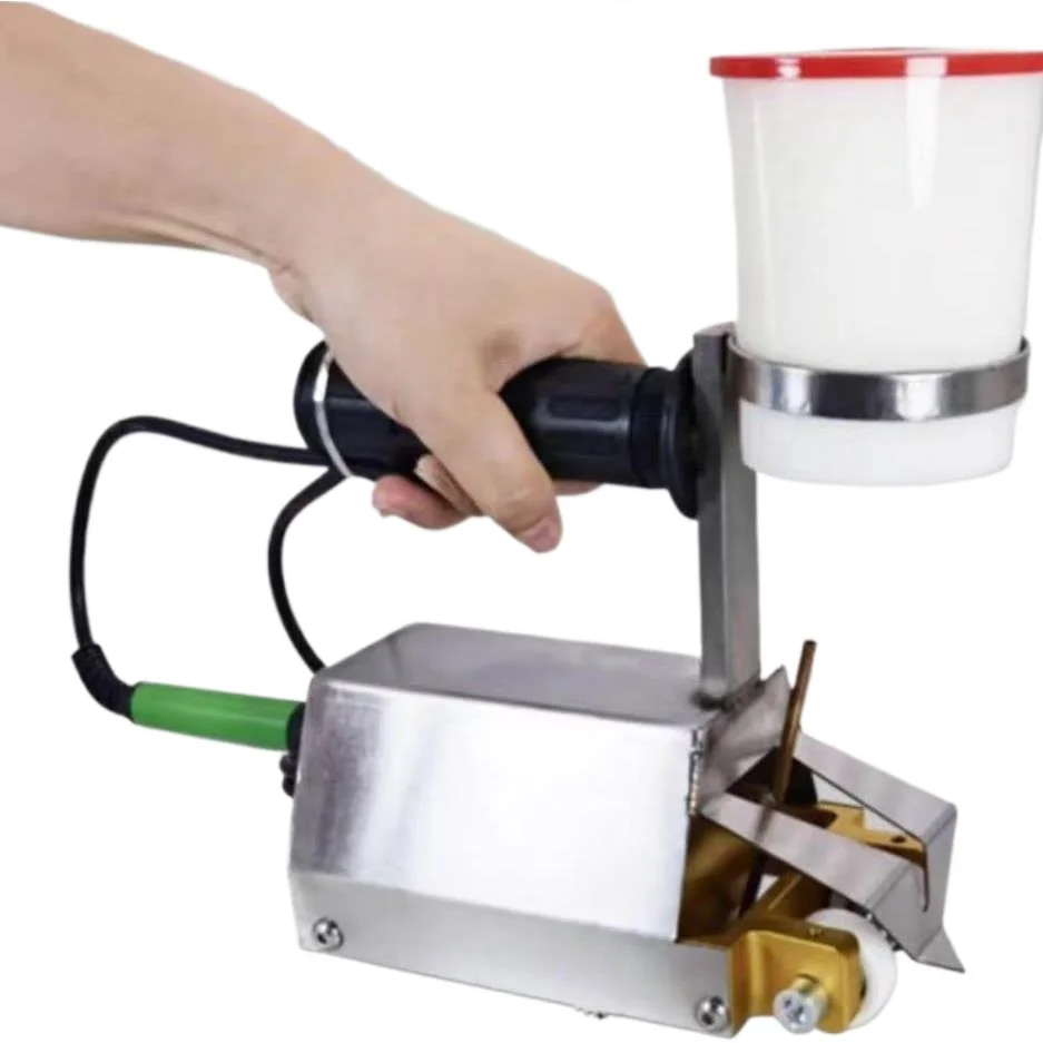 

Semi-automatic portable woodworking sewing machine Leather sewing machine Manual sewing veneer machine