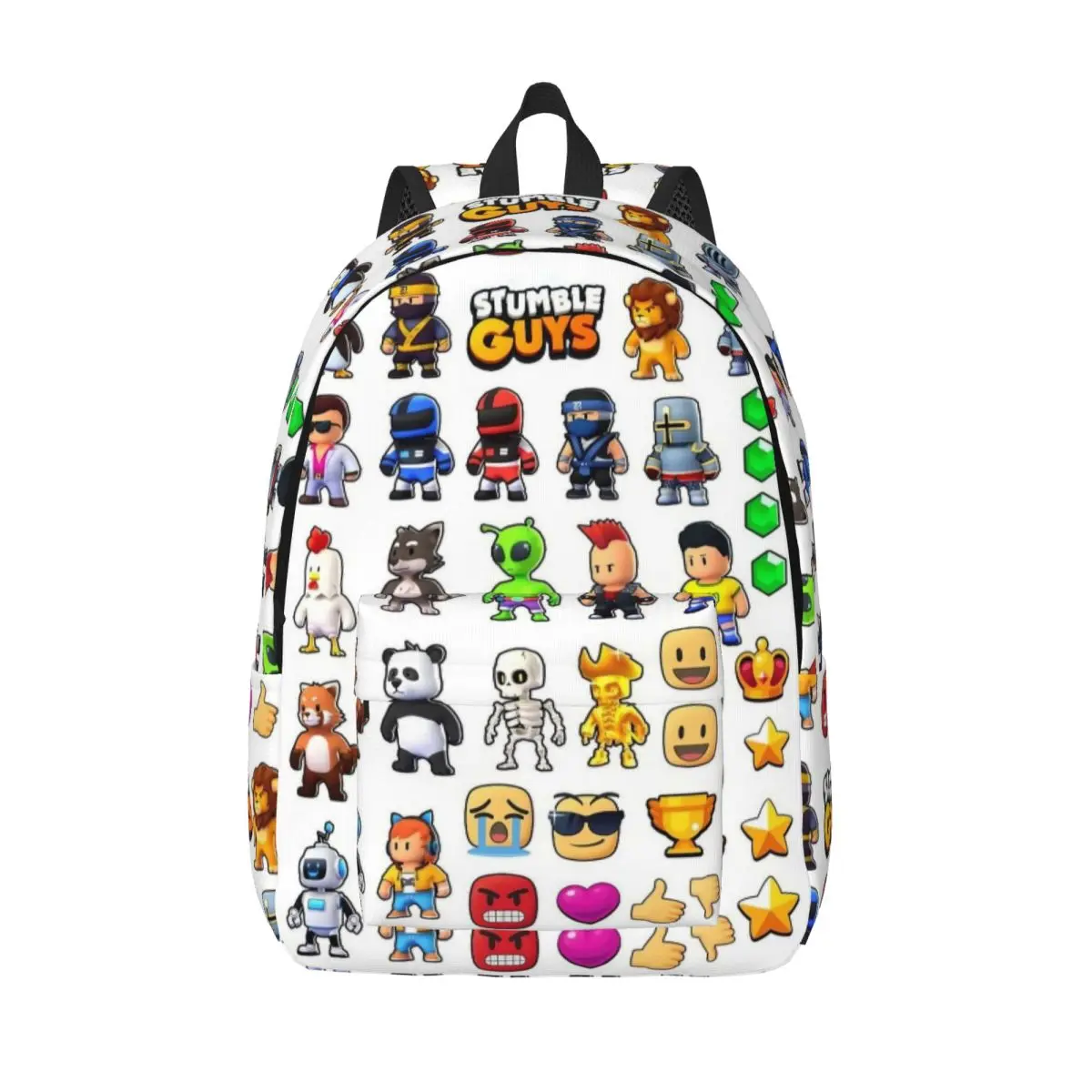

Stumble Guys Game Teenage Backpack with Pocket Student Work Daypack for Men Women College Shoulder Bag