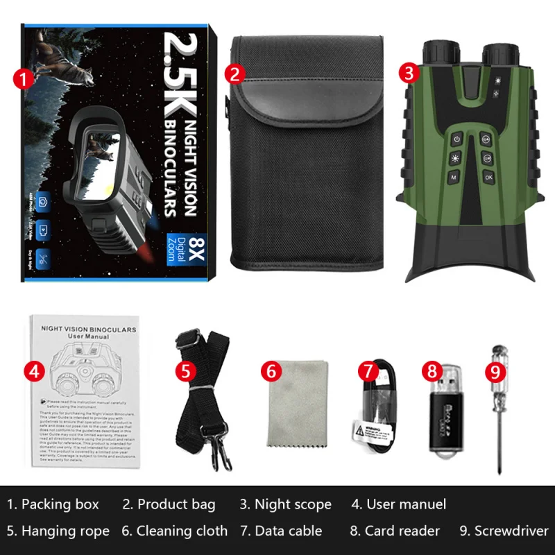 Outdoor Hunting High-Definition Photo and Video Bird Watching Digital Telescope❄️
