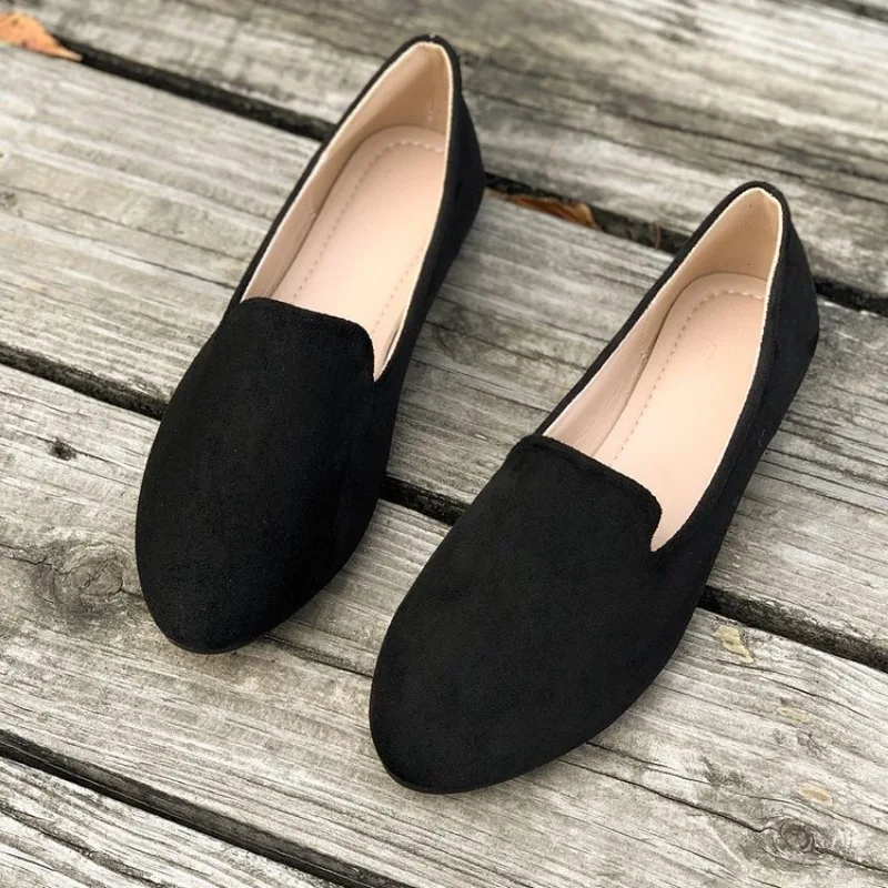Spring Autumn Shoes for Women Comfortable Casual Slip on Flats Plus Size 36-43 Loafers Non-slip Zapatos De Mujer Women Shoes