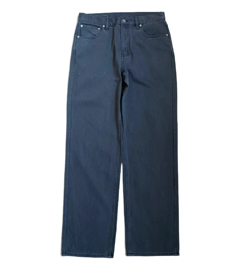 

2026 VISVIM I.C.T 03 OVERDYE PANT Мужские джинсы с эффектом окрашивания в стиле Row Style