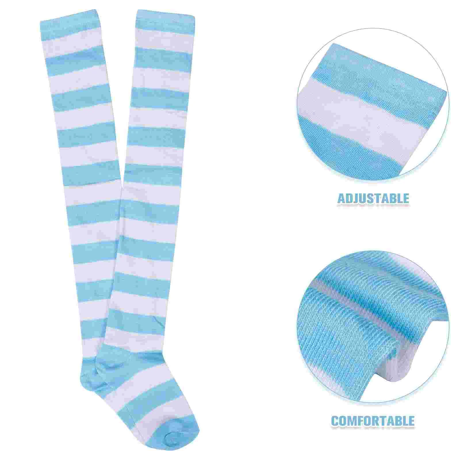 Широкие полосатые чулки выше колена для женщин, леггинсы, желто-черный боди Miss