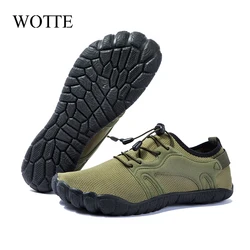 Men Casual Shoes Mesh Breathable Footwear Man Shoe Wide Big Size 40-50 With Holes Insole Quick Dry Water Shoes zapatillas