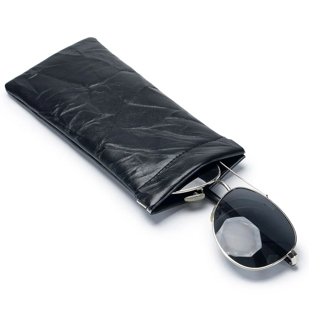 Originální kůže čtení brýle brašna pouzdro pro muž ženy retro šrapnel brýle proti slunci úložný držák pouch dioptrické brýle skříňka eyewea