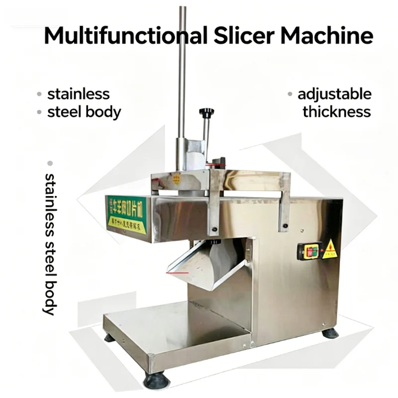 

Automatic Stainless Steel Electric Freezing Meat Slicer Cut Lamb Roll Mutton Beef Sausage Bacon Flaker Forming Making Machine