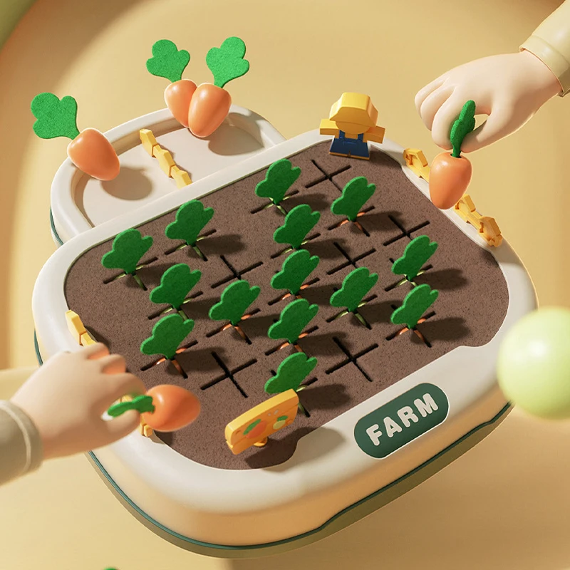 어린이 지능 디지털 밸런스 장난감, 컬러 인지 매칭, 사고 훈련, 조기 교육 장난감, 2 인 1 당근 풀링