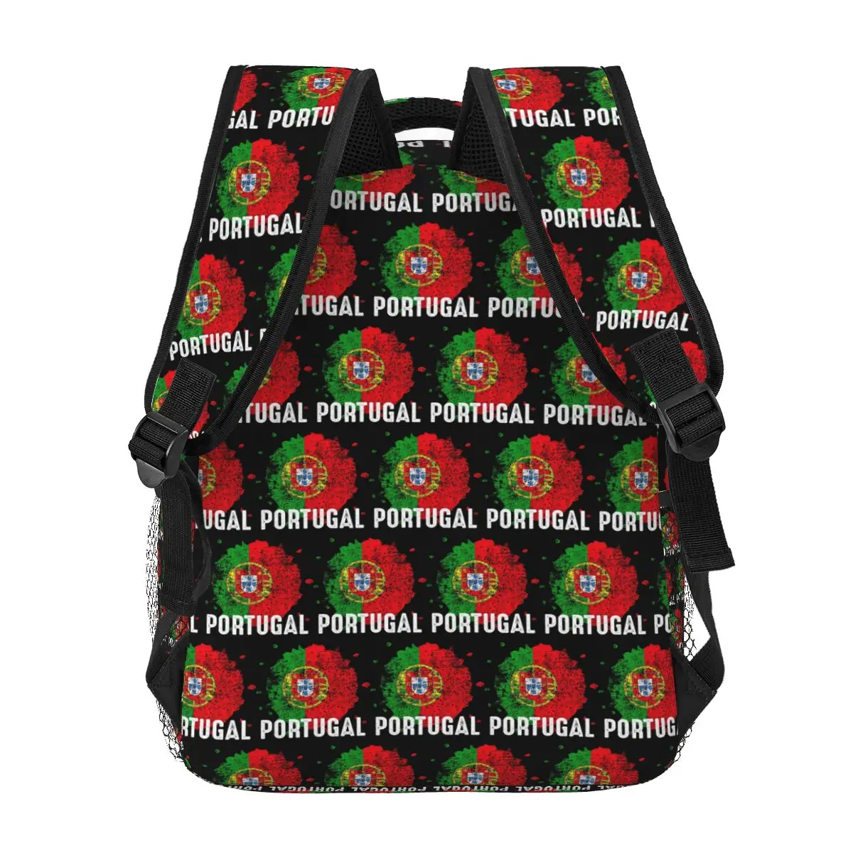 علم البرتغال حقيبة ظهر الطالب حقيبة مدرسية المشي لمسافات طويلة السفر Daypack للرجال النساء حقيبة الكتب الموضة حقائب الكتف