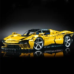 High-Tech 43143 SP3 With Motor Light APP RC Super Speed Sport Daytona Car Model Assembly Building Blocks Bricks Kids Gifts 42143