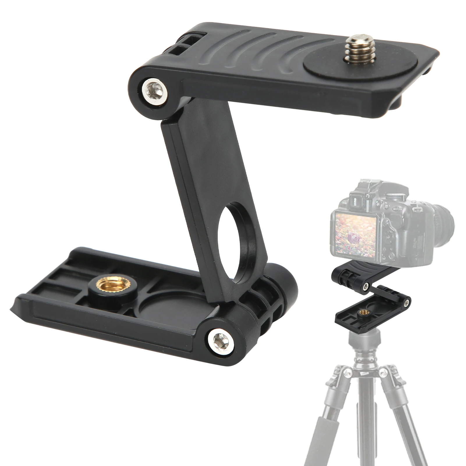 Tripod Z Mounting Plate Folding Tilt Head Camera Tripod Z‑Shaped Tilt Ball Head Folding Mounting Plate Camera Support Bracket