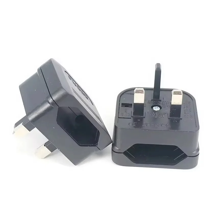 Eu 2 Pin To Uk 3 Pin Power Socket Euro To British Singapore Travel Power Adapter Charger Power Socket Converter Outlet Adapter