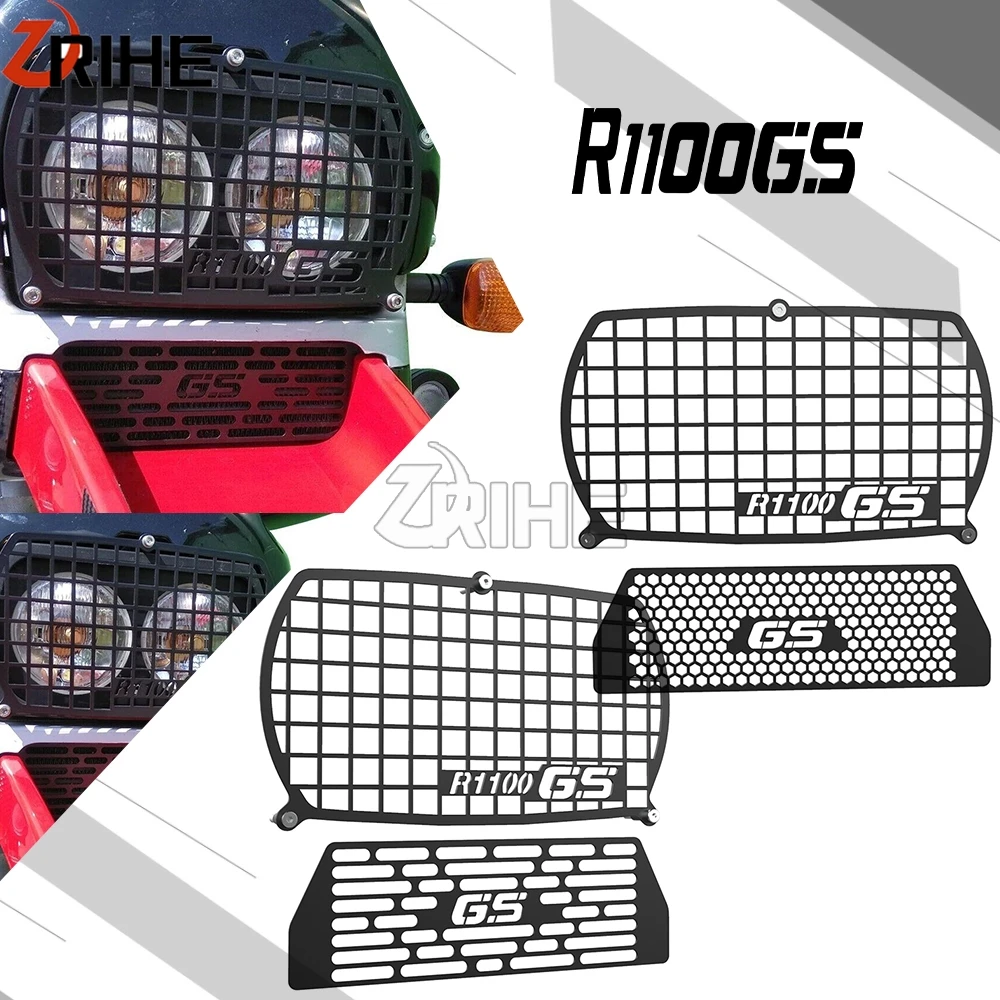 

Для BMW R1100GS R 1100 GS GS GS 1994 1995 1996 1997 1998 1999 1100GS мотоциклетные фары и охладитель радиатора, комплект защитных решеток