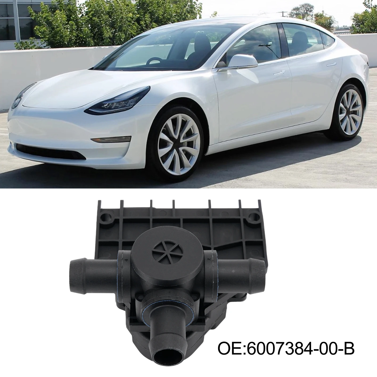 

Automobile Three Way Valve Replacement for Tesla For Model S 2012 2016 and For Model X 2015 2017 OEM 600738400B