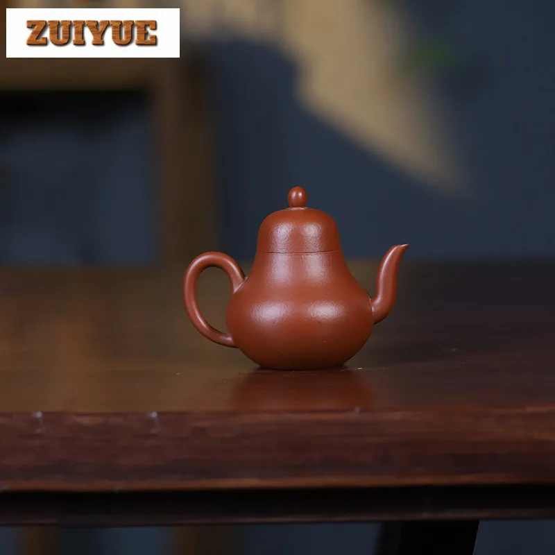 190ml Creative Yixing Purple Clay Teapots Handmade Clay Painting Flower Bird Pot Raw Ore Zhu Mud Kettle Zisha Tea Set Tea Items