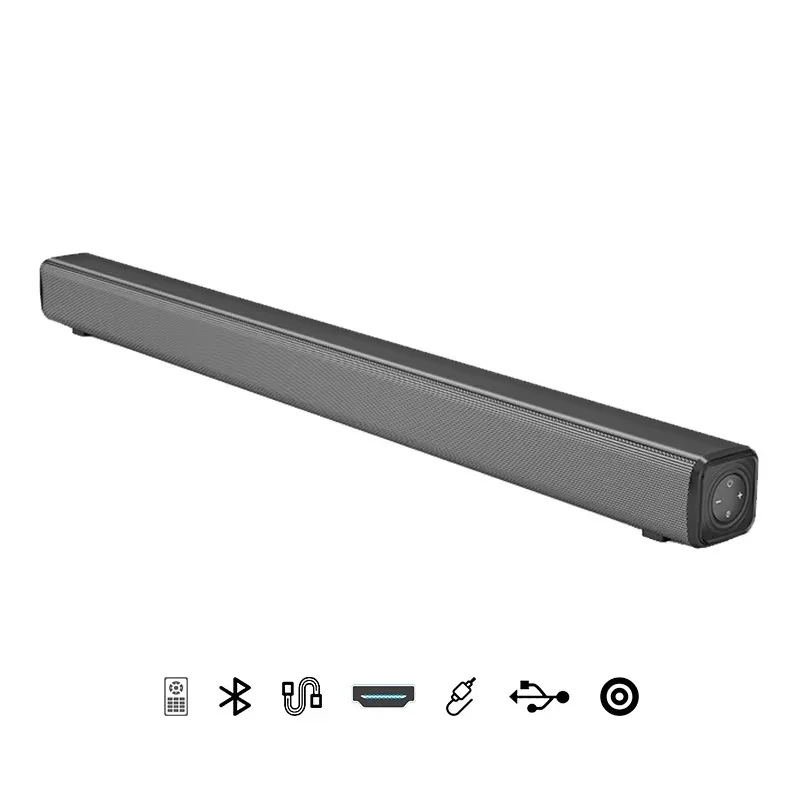 

【Popular】High-Power 2.0 Channel 2*15W Speaker ABS Wireless Bluetooths Soundbar Home Theater Stereo for Echo Wall