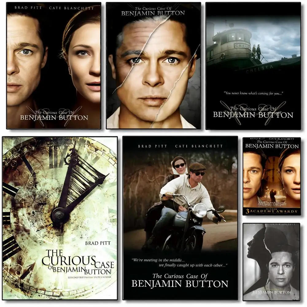 The Curious Case of Benjamin Button Film Poster Wall Art Painting For Home Room Decoration Bedroom Wall Decor Waterproof Posters