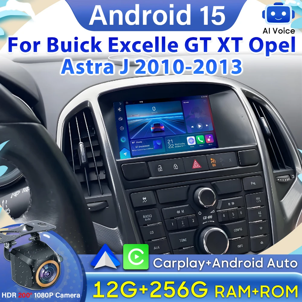

Android 15 For Buick Excelle GT XT Opel Astra J 2010-2013 Android Auto Car Radio Multimedia Video Player GPS Stereo CarPlay 4G