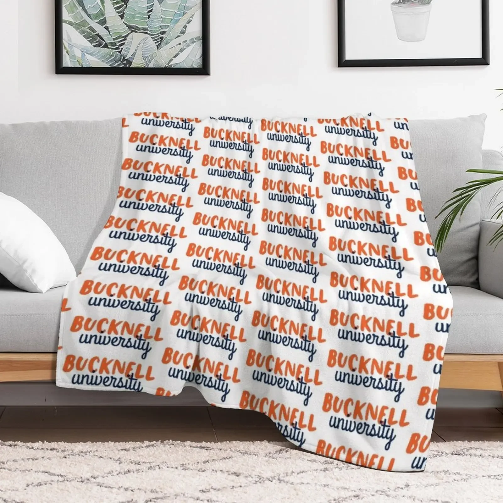 Bucknell University Throw Blanket Comforter Vintage Sleeping Bag Luxury St Blankets