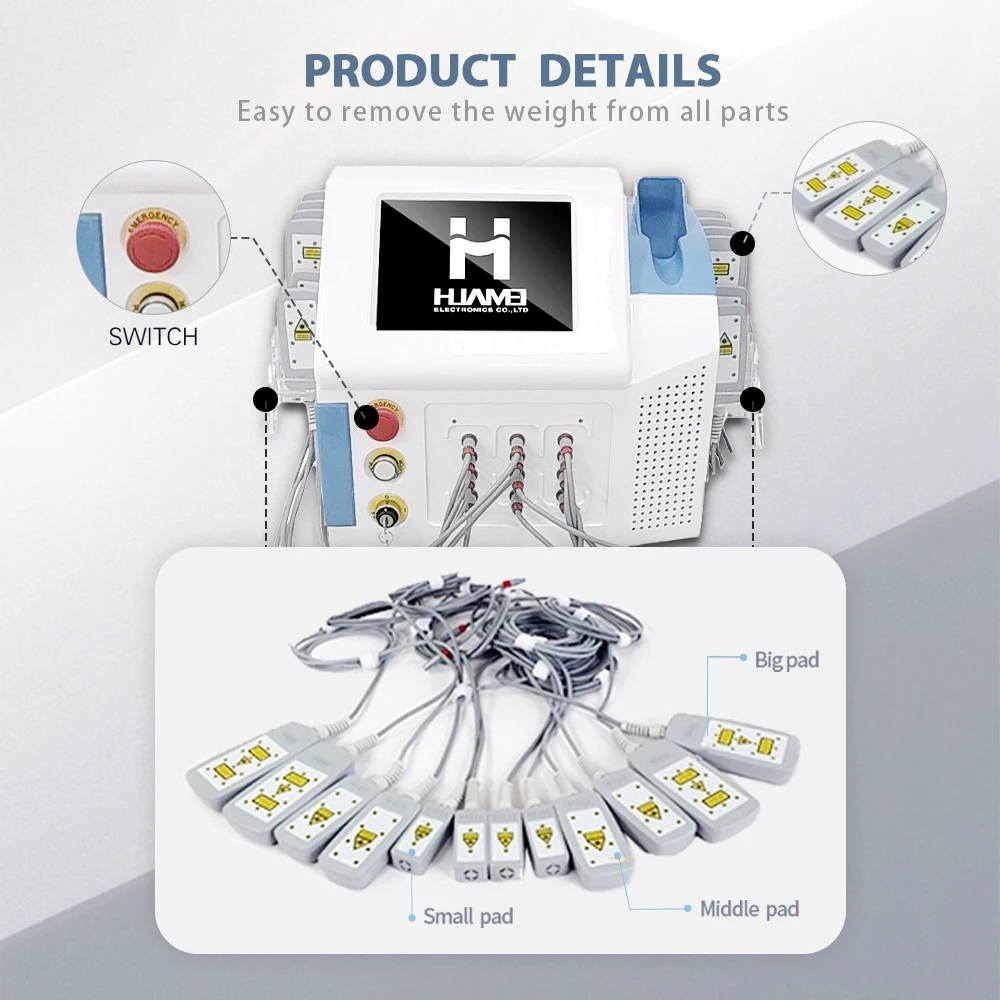 Factory Price Lipolaser Body Slimming Lipo Laser Weight Loss 5d Lipo Pad Laser Slimming Machine - view 2