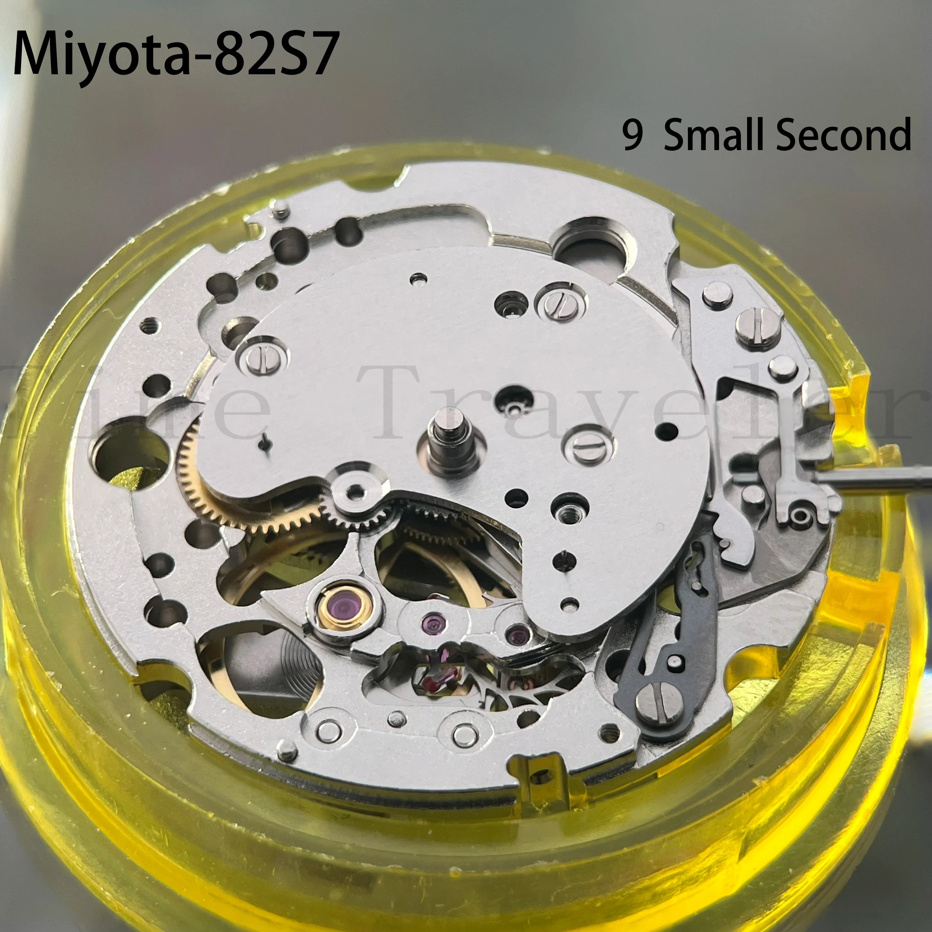 

Standard Miyota 82S7 Mechanical Movement 24H Subdial Skeleton Men Brand Wristwatch Replacement Auomatic Self-widing Part