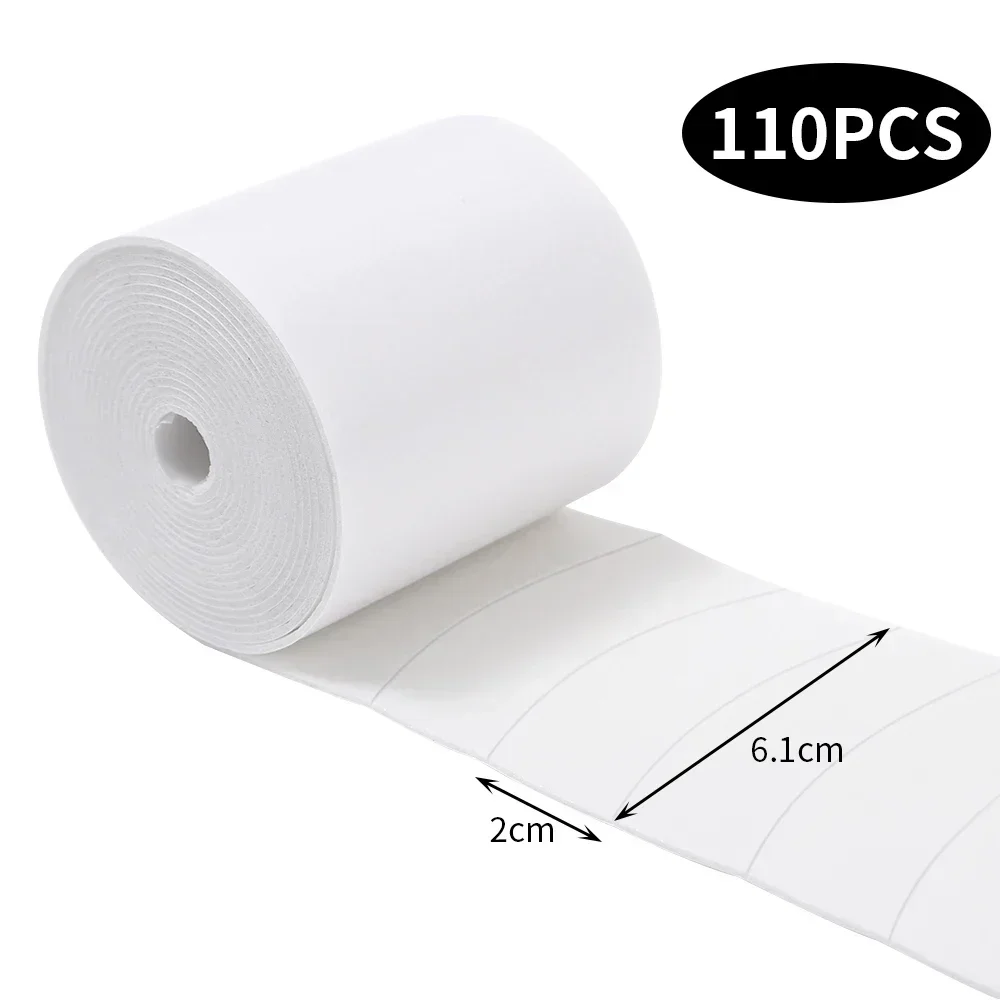 Descartável Pestana Falsa Eye Patch, Protetor De Maquiagem Dos Olhos, Sob Eye Pads, Papel Adesivo Enxertando Profissional, 1 Rolo