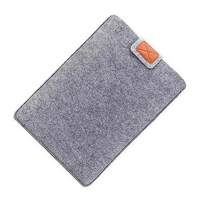 Funda Protectora Delgada de Fieltro para Tablet, Bolsa para MacBooks Air Pro de 11, 13 y 15 Pulgadas, Bolsa de Almacenamiento para Tablet de Color Sólido