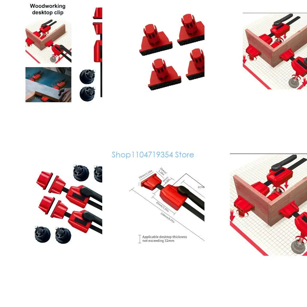 

0XLD Multifunctional Benches Dog Clamps For Woodworking Clamps Clamping Force