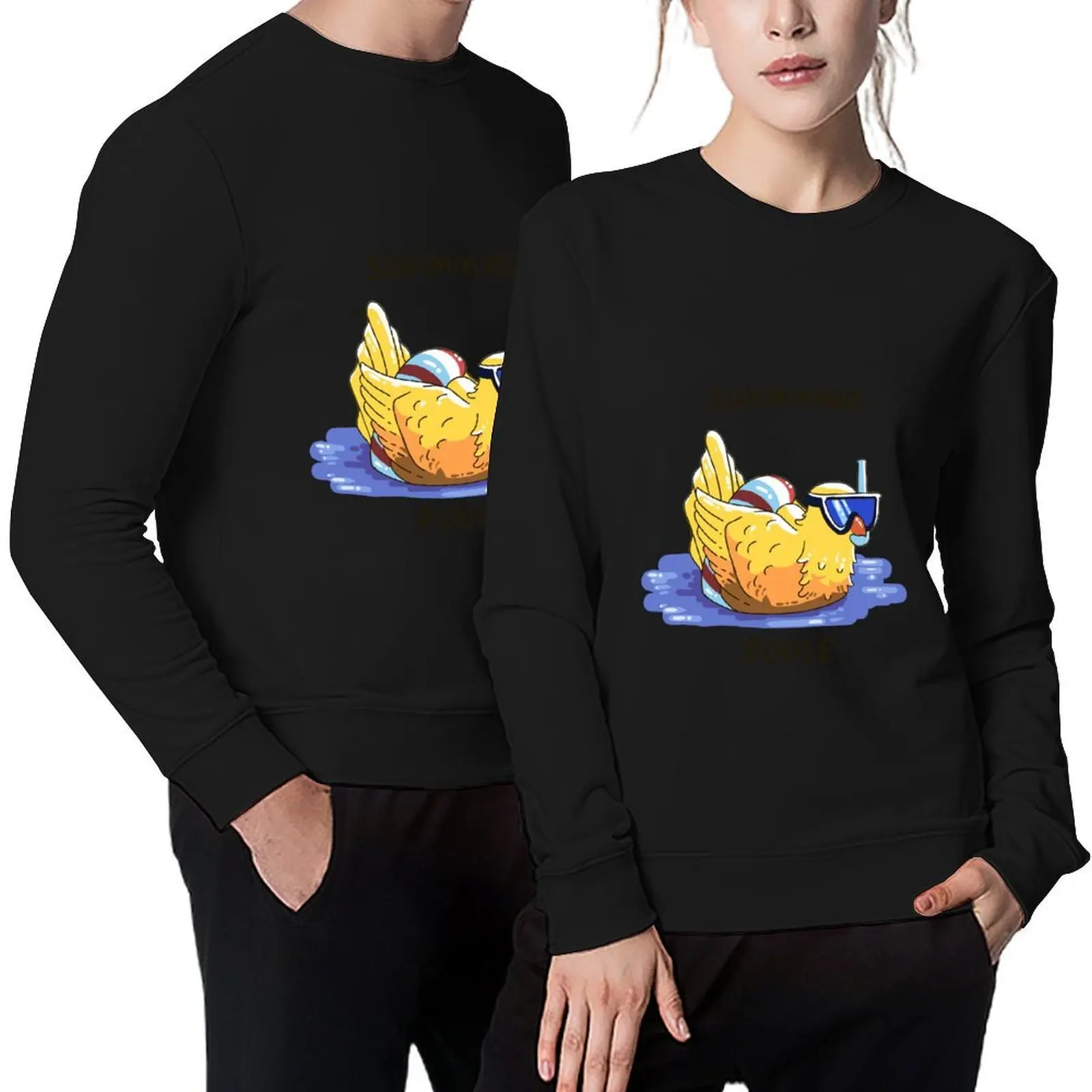 

swimming poule Pullover korean clothes mens clothing fashion men aesthetic clothing pullover