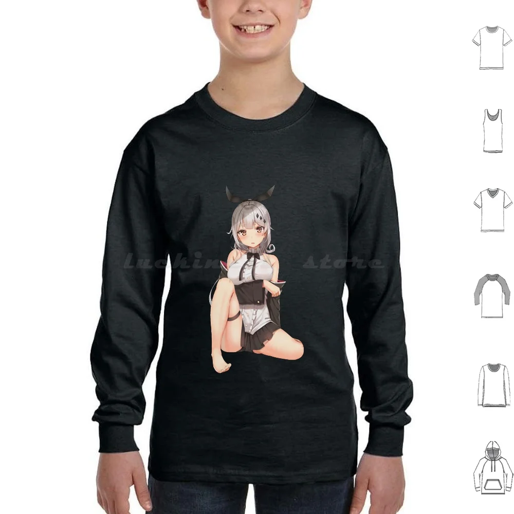 Sexy Anime Girl T Hoodie cotton Long Sleeve Anime Girl Hook Ups 1980s Skateboarding 80s Skateboard Bass Drum Of Death