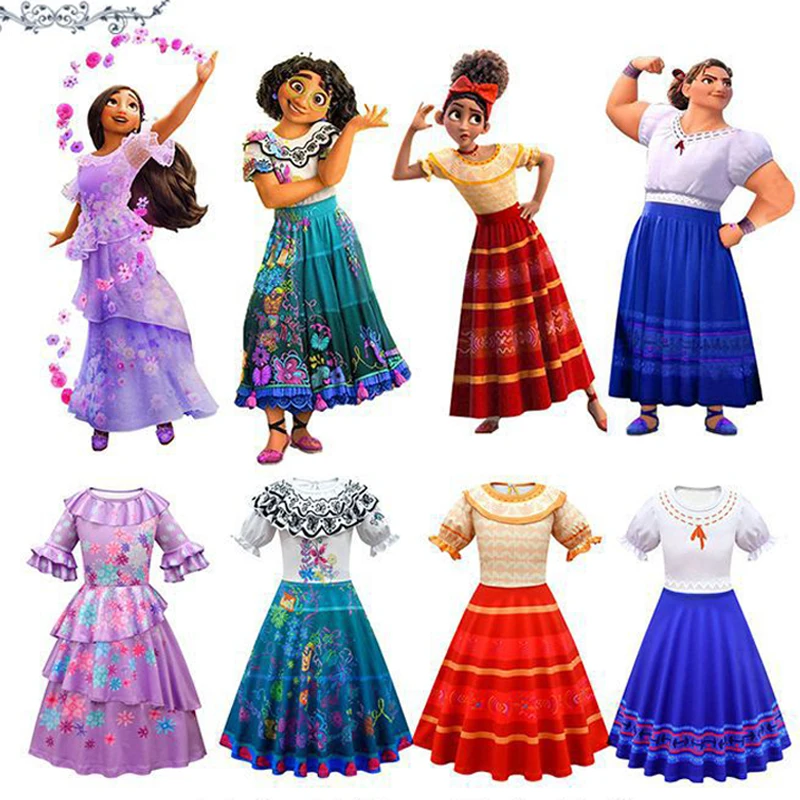 

Princess Dress Children's Costume Isabella Stage Performance Halloween Cosplay Clothes for Girls Magic House