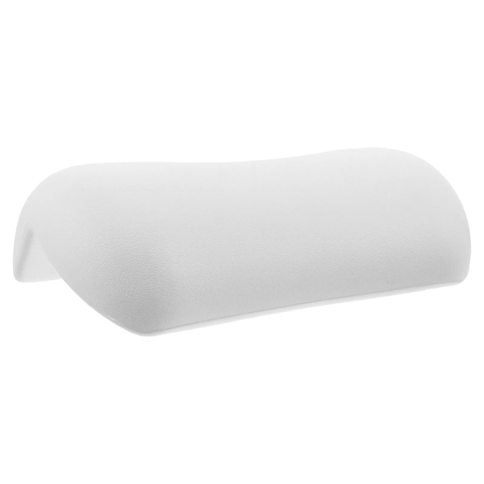 

Silicone Bath Pillow White Ergonomic Soft Bathtub Cushion Non Slip Suction Cups Spa Bathroom Accessories for Men Women