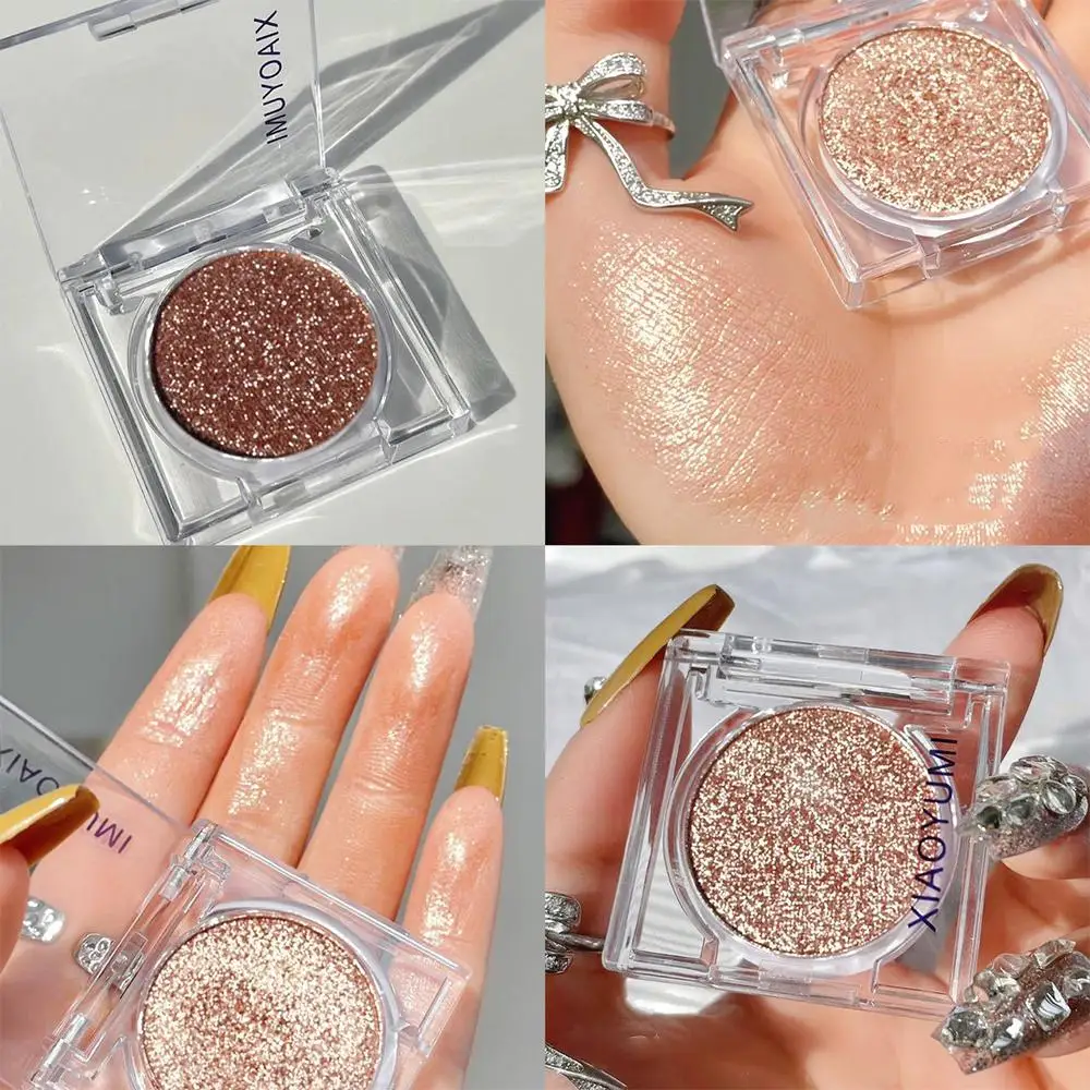 Eyeshadow Palette Shimmer And Shiny Waterproof Sequins Glitter Highlighter Eye Glitter Liner Silkworm Pearl Eyeliner Pen V3T0