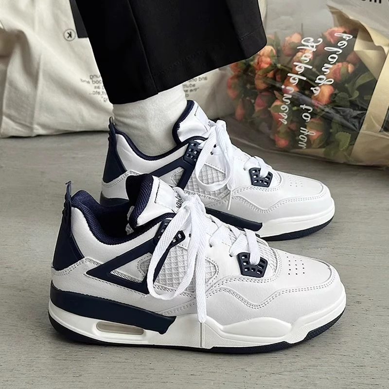 

Deep Blue Spor Casual oes ex Кроссовки на низкой платформе из синтетической кожи с круглым носком, износостойкая завязанная доска...