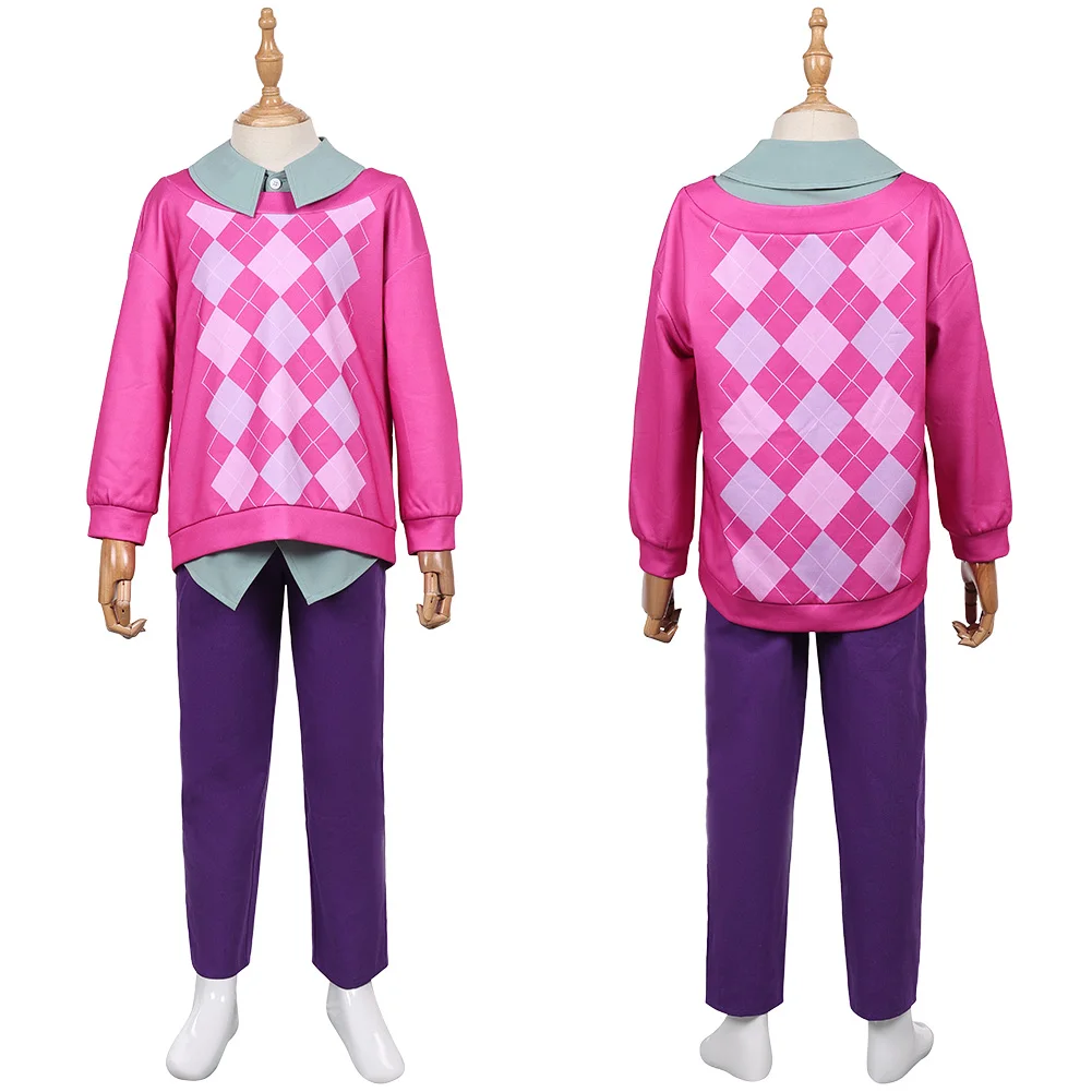 Kids Boys Jinu Abby Baby Mystery Romance Demon Kpop Hunters Cosplay Saja Boys Costume for Child Clothing Halloween Carnival Suit