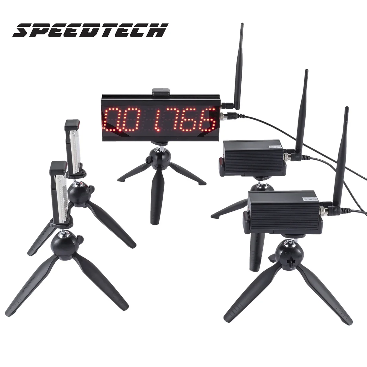 Speedtech S-006 Single Person Training Long Distance Wireless Laser Timer Sensor Running Race Timer Electronic Timing System