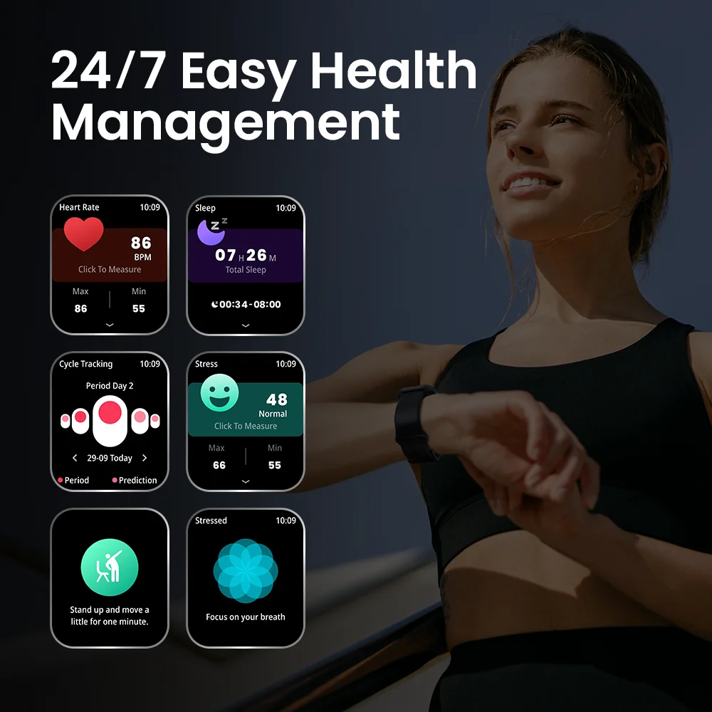 Часы HAYLOU 4, умные часы с GPS, 1,93 дюйма, HD-дисплей, Bluetooth, телефонный звонок, мониторинг здоровья, IP68, водонепроницаемые умные спортивные часы