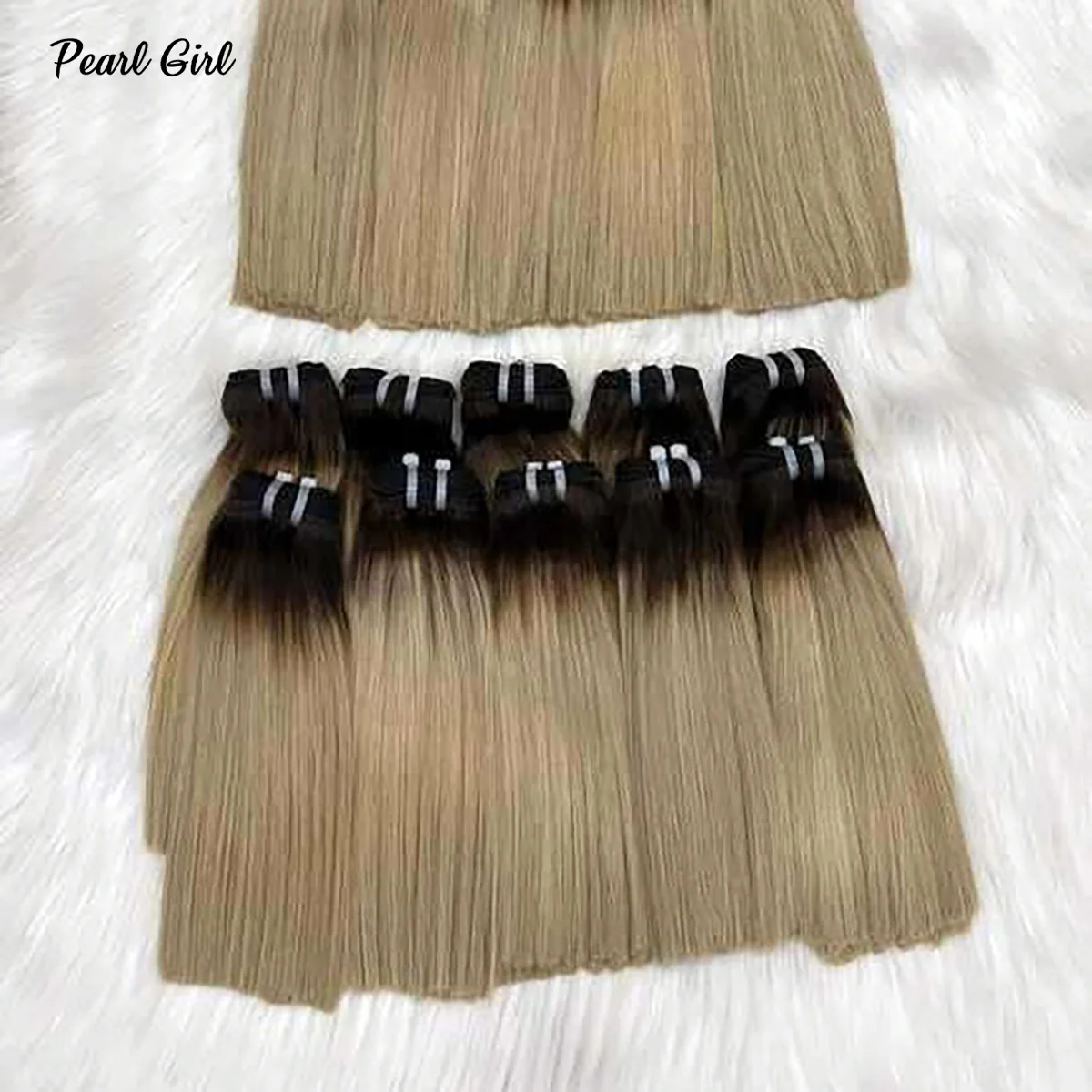 Paquete de Color rubio degradado liso de hueso vietnamita súper doble dibujado, 1 unidad, 100g, 100% cabello humano 13x6, 13x4, cierre Frontal 4x4 5x5