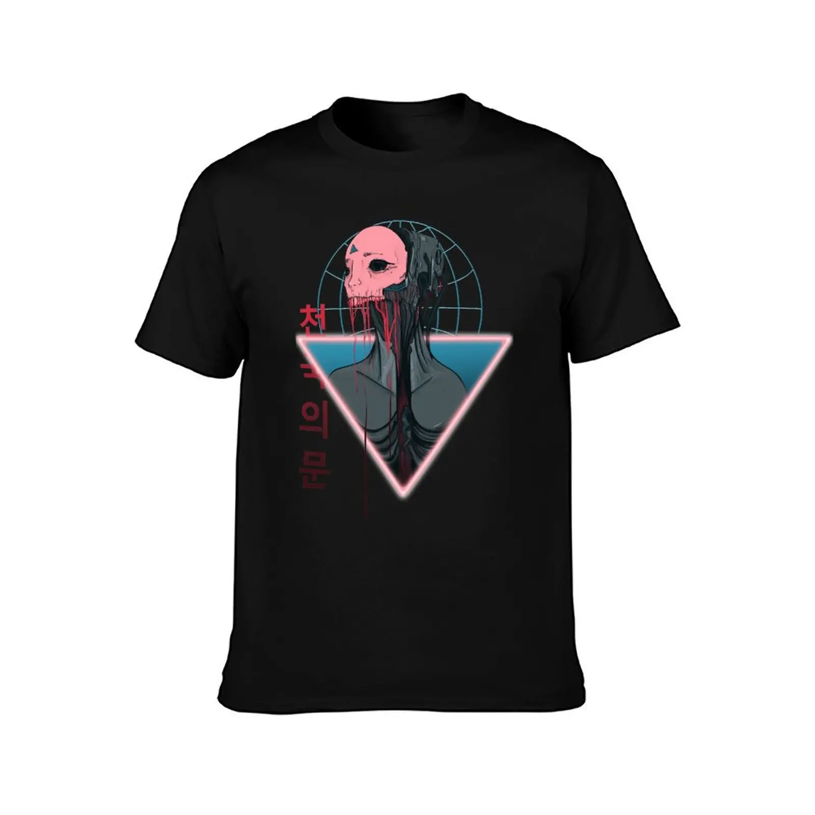 Cyberpunk Robot T-Shirt graphic shirts Man t-shirt tshirts personalised plain black t shirts men