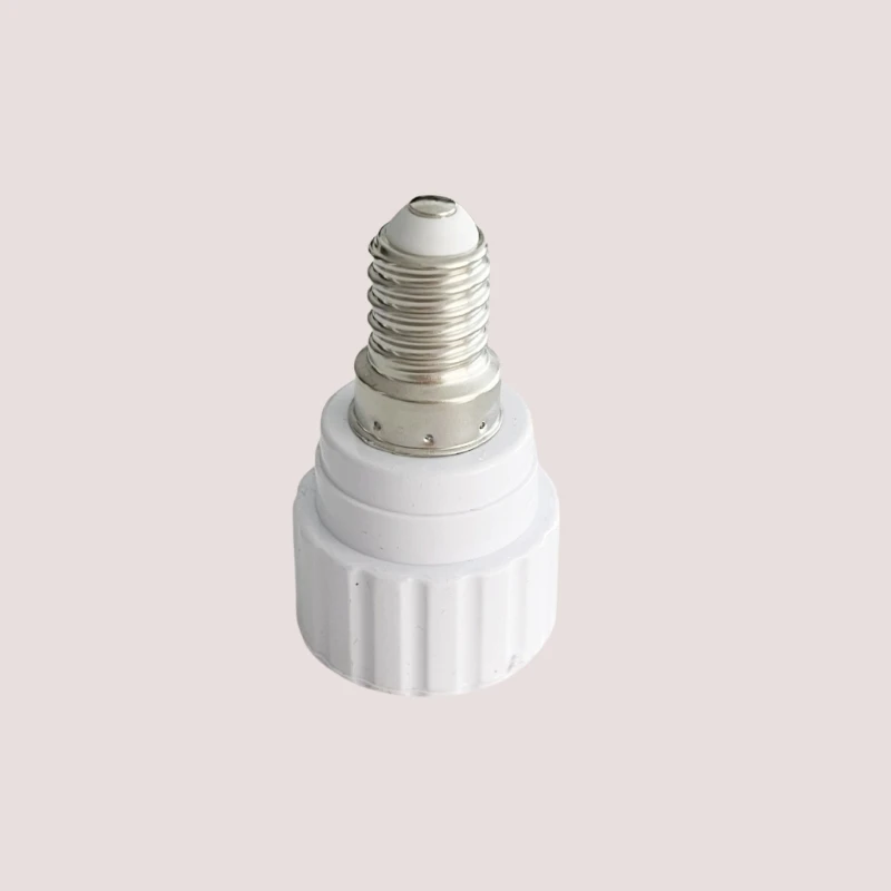 E17 ถึง GU10 อะแดปเตอร์ E17 สกรู GU10 ดาบปลายปืนฐานอะแดปเตอร์แปลงสำหรับหลอดไฟ อะแดปเตอร์ฐานแสง เซรามิคตัวแปลง