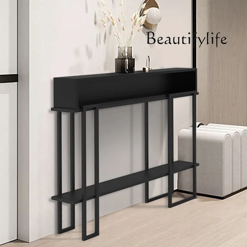 

Y45 Modern Simple Entrance Table, Creative Long Side Table, Entrance Corridor, Decorative Entrance Table, Wrought Iron Narrow Sh