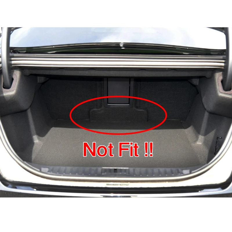 Car Boot Liner For Ford Taurus 2015 2016 2017 2018 2019 2020 2021 2022 Cargo Rear Trunk Mat Luggage FLoor Carpet Tray Waterproof