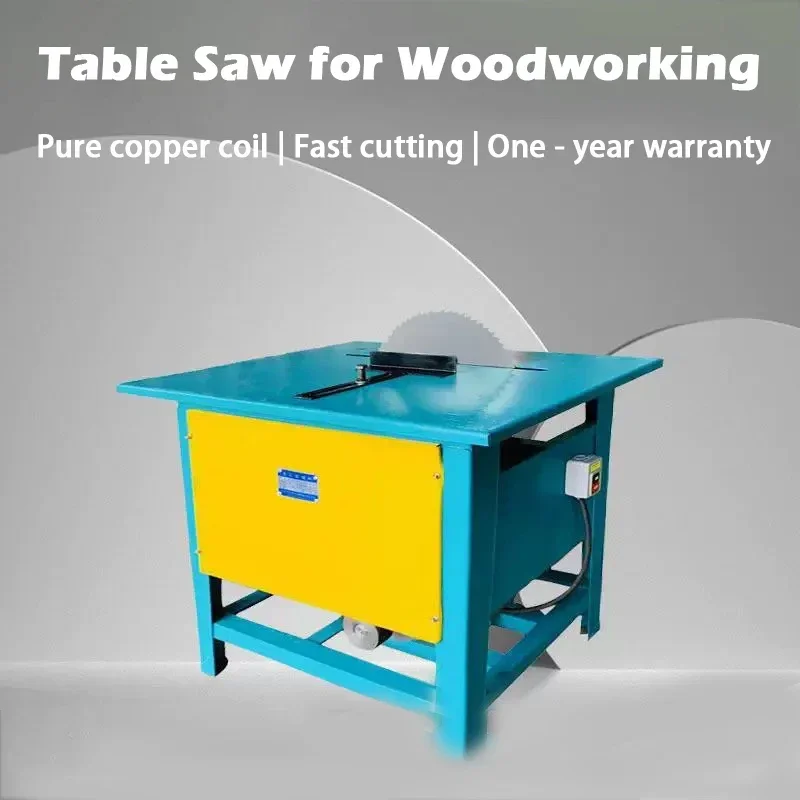 Serra de mesa de madeira composta elétrica livre de poeira serra deslizante multifuncional com corte de precisão integrado para trabalhar madeira