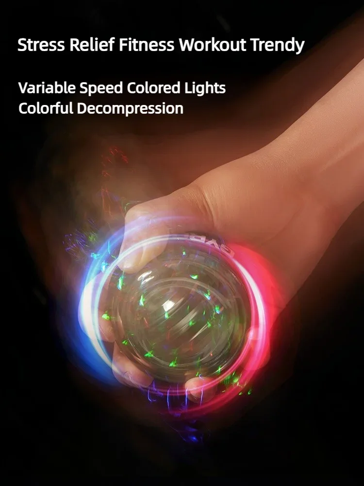 Gyroball Powerball Forearm Exerciser Muscle Fitness Equipment Gyroscope Power Ball Gyro Wrist Booster Trainer Hand Exercise image 5